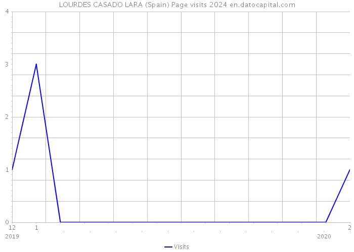 LOURDES CASADO LARA (Spain) Page visits 2024 