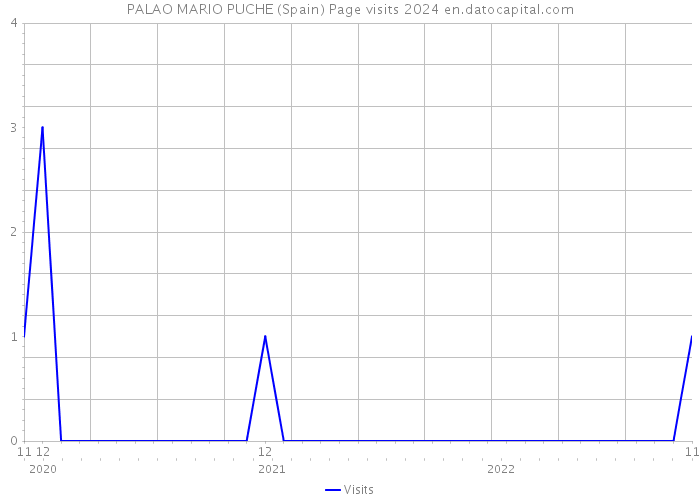PALAO MARIO PUCHE (Spain) Page visits 2024 