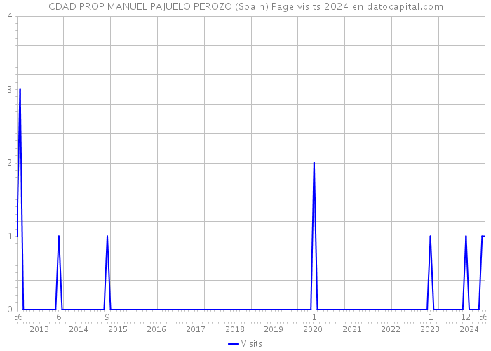 CDAD PROP MANUEL PAJUELO PEROZO (Spain) Page visits 2024 
