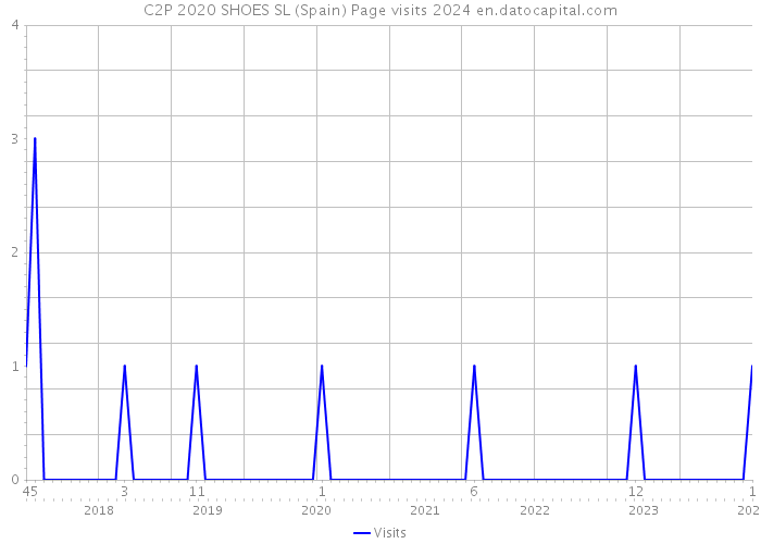 C2P 2020 SHOES SL (Spain) Page visits 2024 