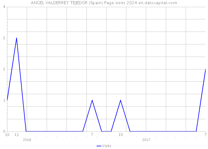 ANGEL VALDERREY TEJEDOR (Spain) Page visits 2024 