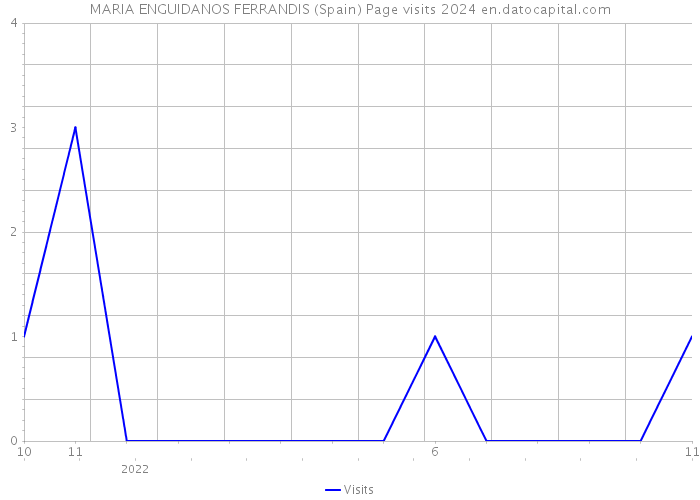 MARIA ENGUIDANOS FERRANDIS (Spain) Page visits 2024 