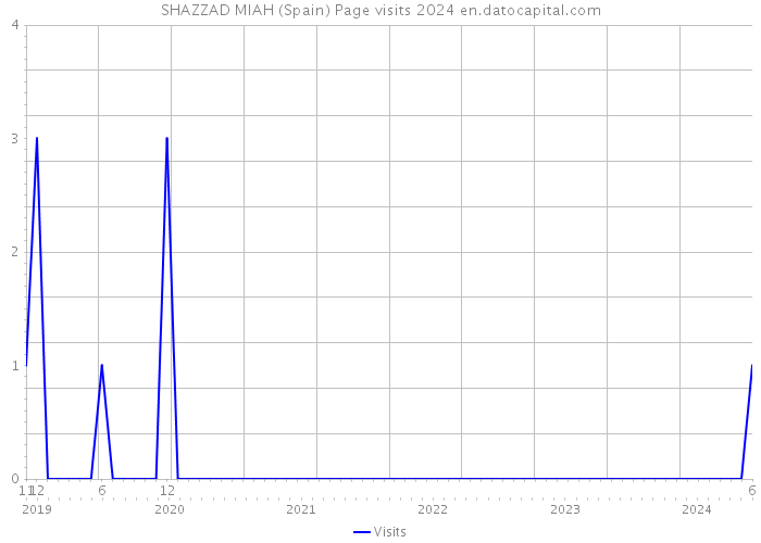 SHAZZAD MIAH (Spain) Page visits 2024 