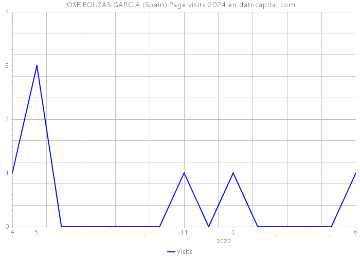 JOSE BOUZAS GARCIA (Spain) Page visits 2024 