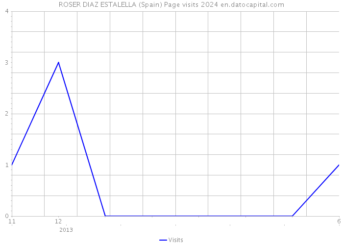 ROSER DIAZ ESTALELLA (Spain) Page visits 2024 