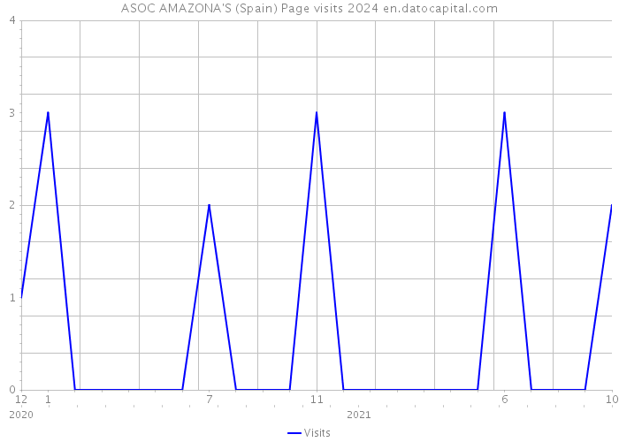 ASOC AMAZONA'S (Spain) Page visits 2024 