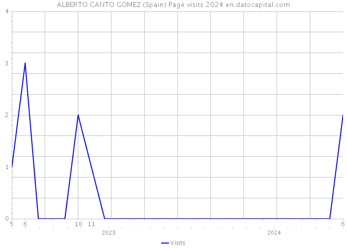 ALBERTO CANTO GOMEZ (Spain) Page visits 2024 