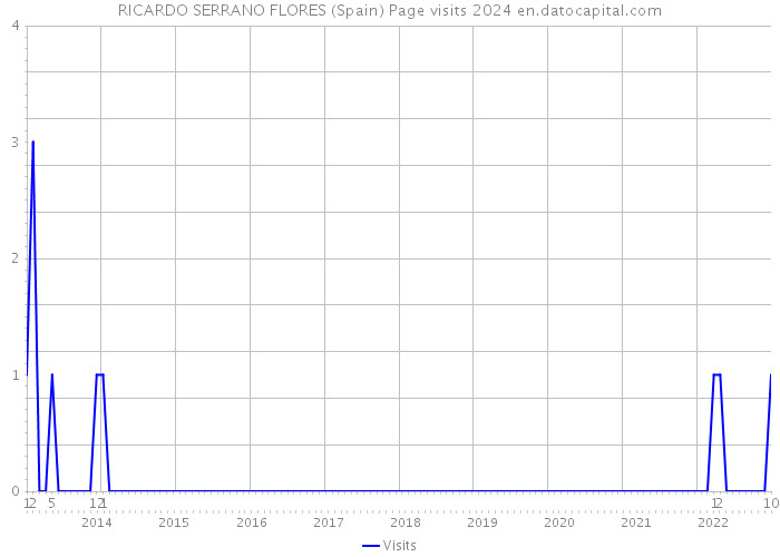 RICARDO SERRANO FLORES (Spain) Page visits 2024 