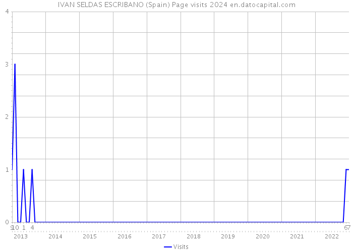 IVAN SELDAS ESCRIBANO (Spain) Page visits 2024 