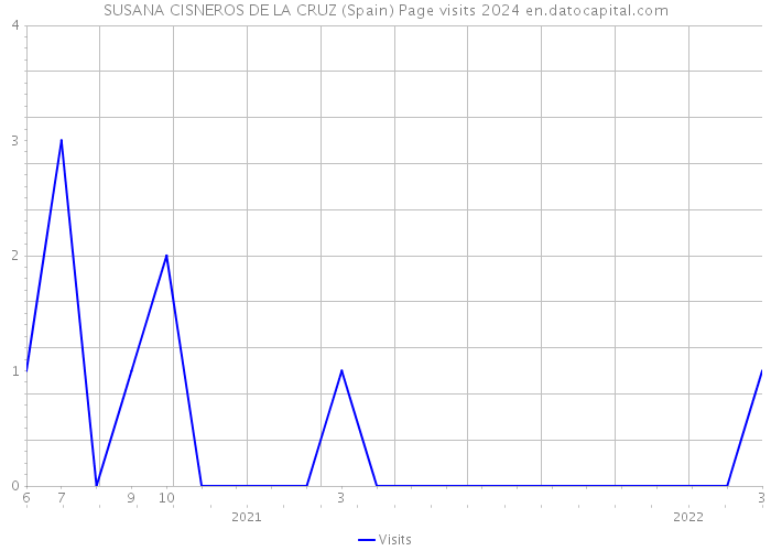 SUSANA CISNEROS DE LA CRUZ (Spain) Page visits 2024 