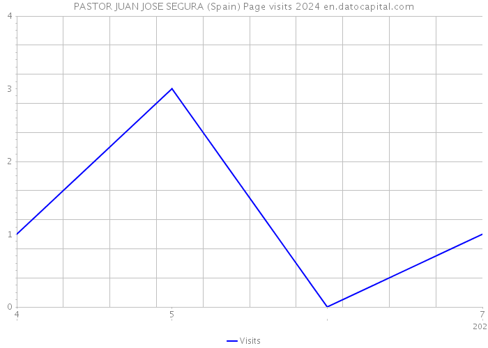 PASTOR JUAN JOSE SEGURA (Spain) Page visits 2024 