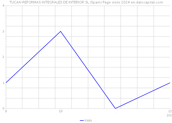 TUCAN REFORMAS INTEGRALES DE INTERIOR SL (Spain) Page visits 2024 