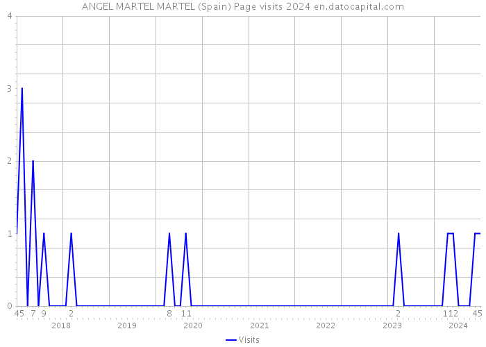 ANGEL MARTEL MARTEL (Spain) Page visits 2024 