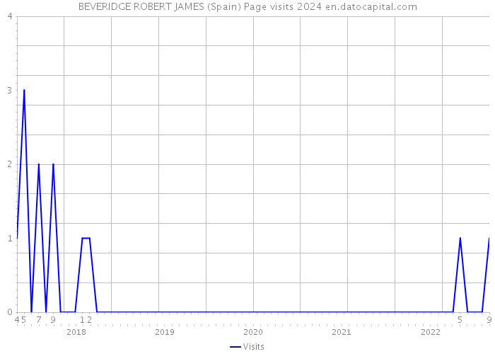 BEVERIDGE ROBERT JAMES (Spain) Page visits 2024 