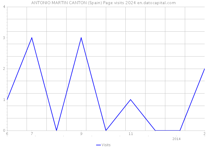 ANTONIO MARTIN CANTON (Spain) Page visits 2024 