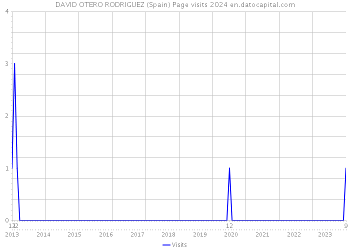 DAVID OTERO RODRIGUEZ (Spain) Page visits 2024 