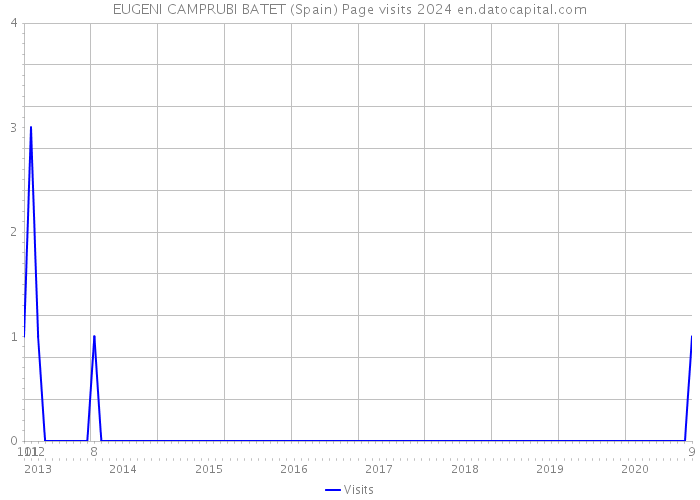EUGENI CAMPRUBI BATET (Spain) Page visits 2024 