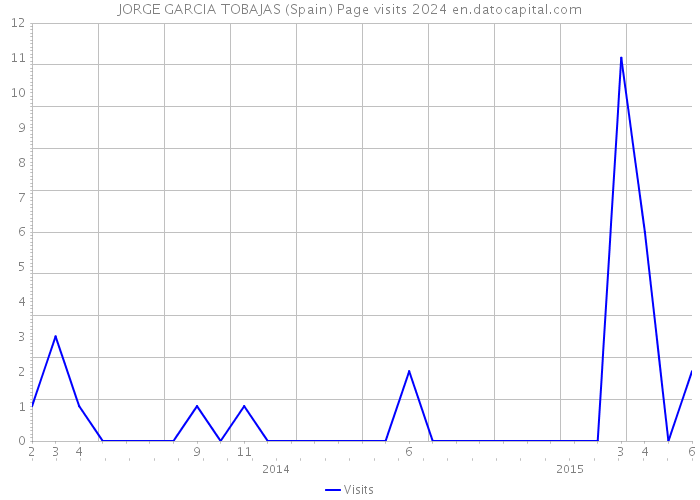 JORGE GARCIA TOBAJAS (Spain) Page visits 2024 