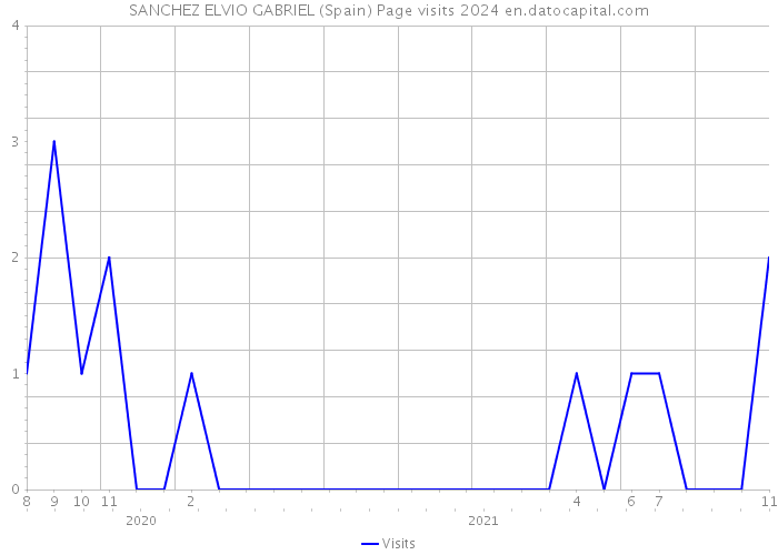 SANCHEZ ELVIO GABRIEL (Spain) Page visits 2024 