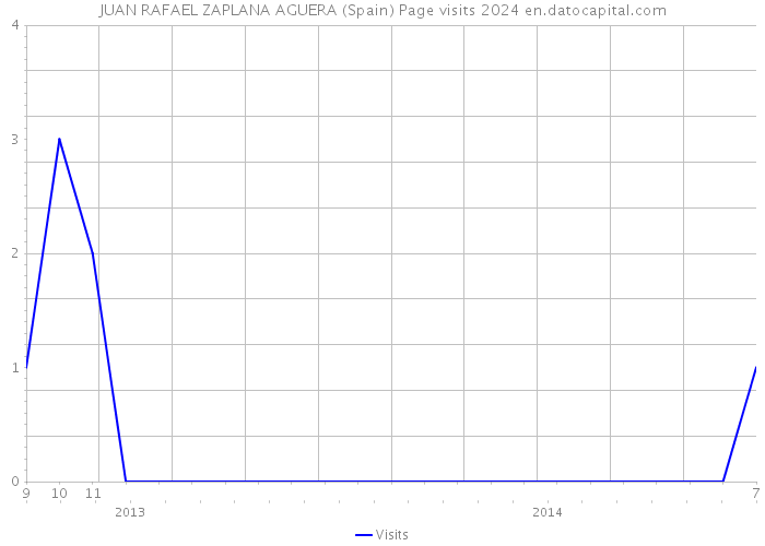 JUAN RAFAEL ZAPLANA AGUERA (Spain) Page visits 2024 