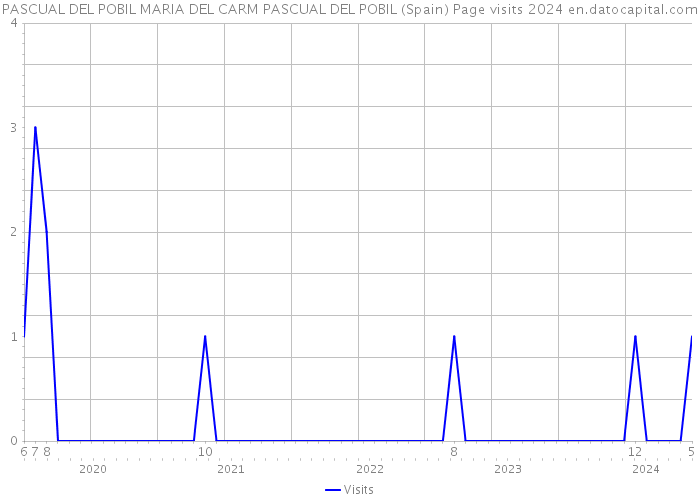 PASCUAL DEL POBIL MARIA DEL CARM PASCUAL DEL POBIL (Spain) Page visits 2024 