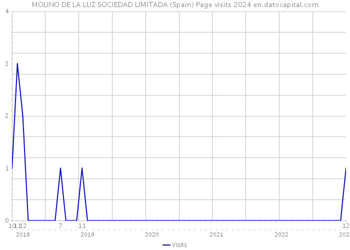 MOLINO DE LA LUZ SOCIEDAD LIMITADA (Spain) Page visits 2024 