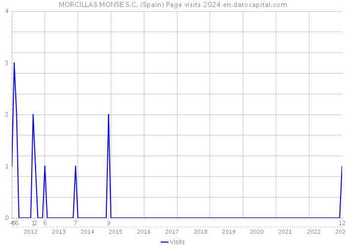 MORCILLAS MONSE S.C. (Spain) Page visits 2024 