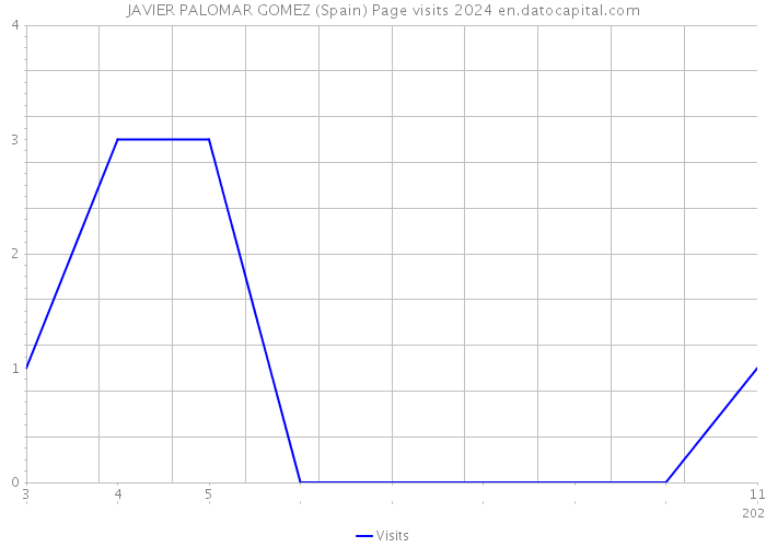 JAVIER PALOMAR GOMEZ (Spain) Page visits 2024 