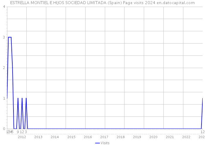 ESTRELLA MONTIEL E HIJOS SOCIEDAD LIMITADA (Spain) Page visits 2024 
