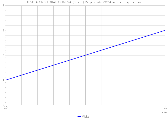 BUENDIA CRISTOBAL CONESA (Spain) Page visits 2024 