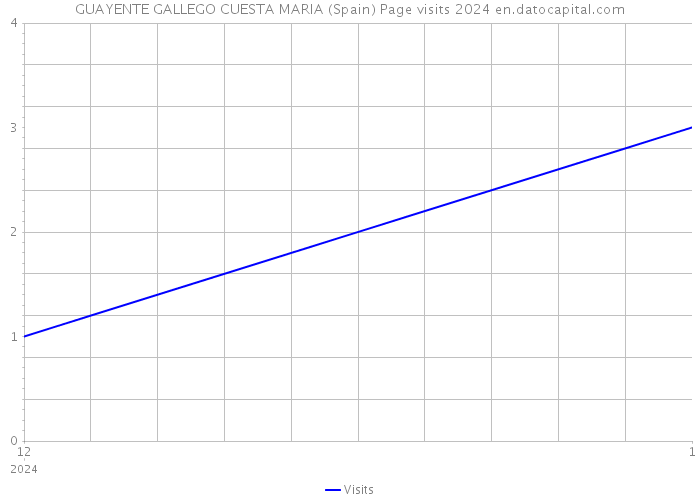 GUAYENTE GALLEGO CUESTA MARIA (Spain) Page visits 2024 