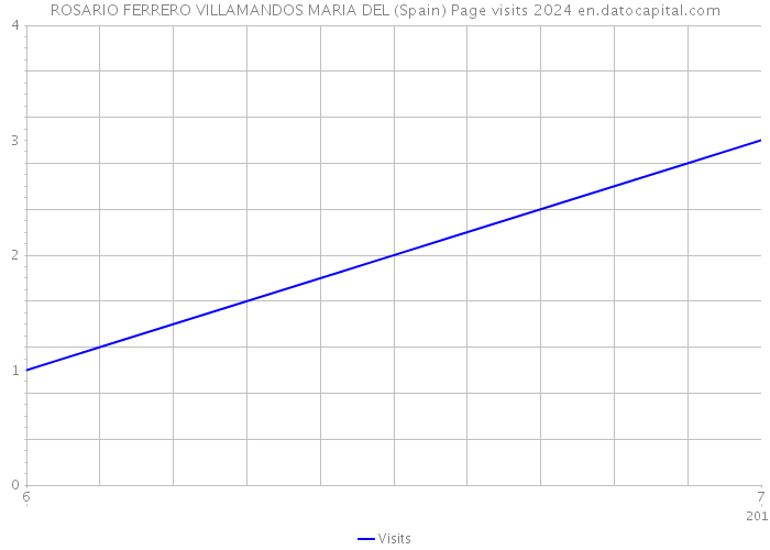 ROSARIO FERRERO VILLAMANDOS MARIA DEL (Spain) Page visits 2024 