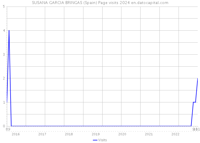 SUSANA GARCIA BRINGAS (Spain) Page visits 2024 