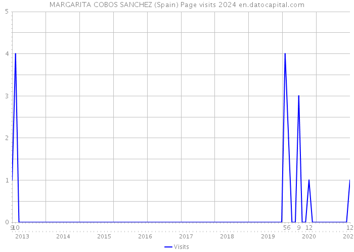 MARGARITA COBOS SANCHEZ (Spain) Page visits 2024 