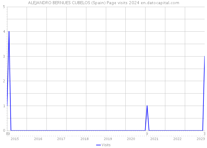 ALEJANDRO BERNUES CUBELOS (Spain) Page visits 2024 