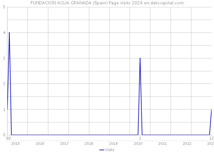 FUNDACION AGUA GRANADA (Spain) Page visits 2024 