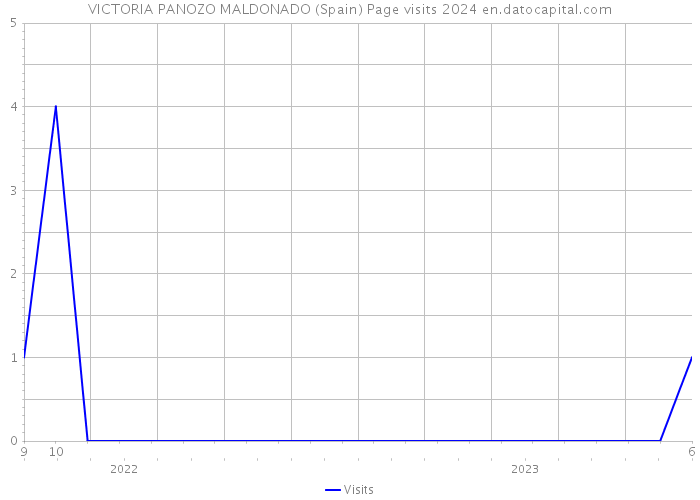 VICTORIA PANOZO MALDONADO (Spain) Page visits 2024 