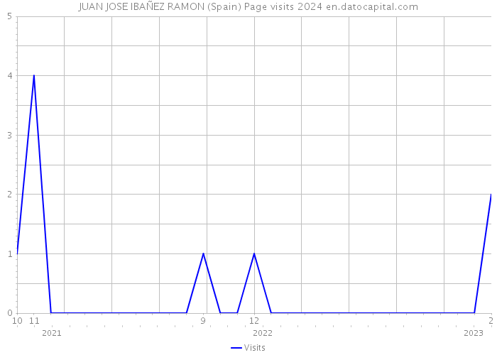 JUAN JOSE IBAÑEZ RAMON (Spain) Page visits 2024 