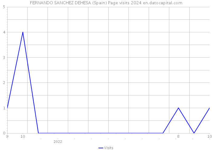 FERNANDO SANCHEZ DEHESA (Spain) Page visits 2024 