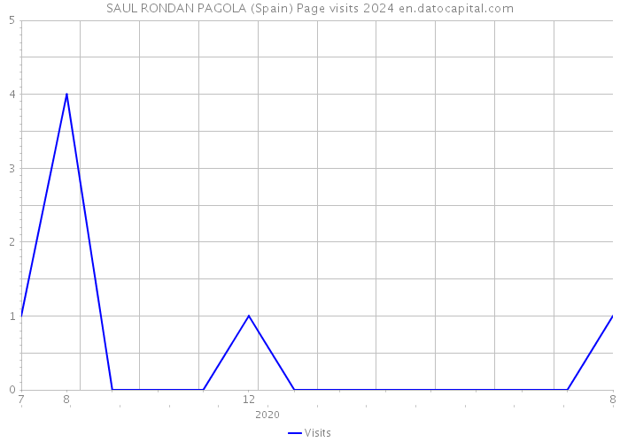 SAUL RONDAN PAGOLA (Spain) Page visits 2024 