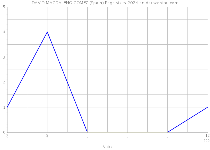 DAVID MAGDALENO GOMEZ (Spain) Page visits 2024 