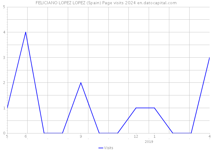 FELICIANO LOPEZ LOPEZ (Spain) Page visits 2024 