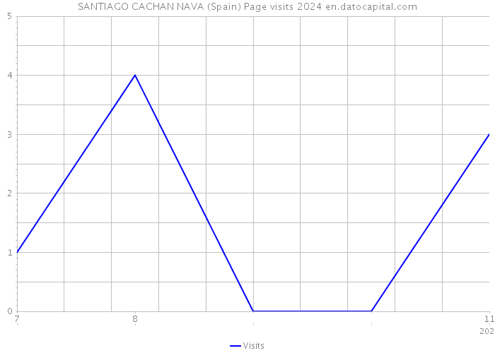 SANTIAGO CACHAN NAVA (Spain) Page visits 2024 