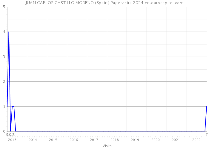 JUAN CARLOS CASTILLO MORENO (Spain) Page visits 2024 