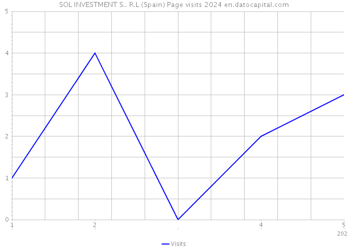 SOL INVESTMENT S.. R.L (Spain) Page visits 2024 
