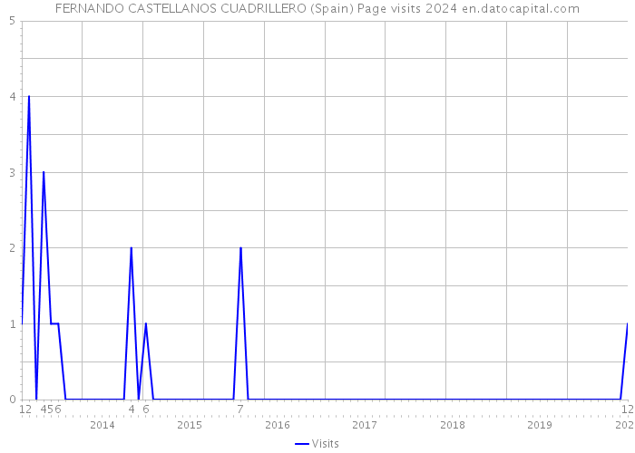 FERNANDO CASTELLANOS CUADRILLERO (Spain) Page visits 2024 