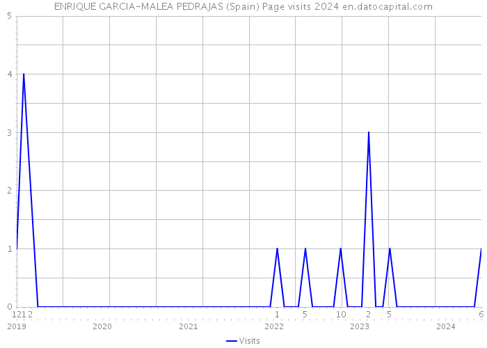 ENRIQUE GARCIA-MALEA PEDRAJAS (Spain) Page visits 2024 