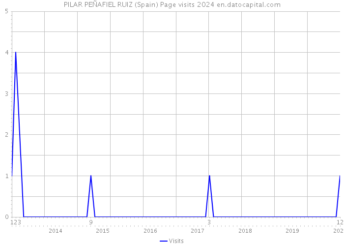 PILAR PEÑAFIEL RUIZ (Spain) Page visits 2024 
