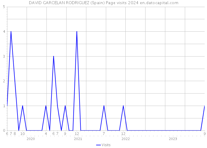 DAVID GARCELAN RODRIGUEZ (Spain) Page visits 2024 