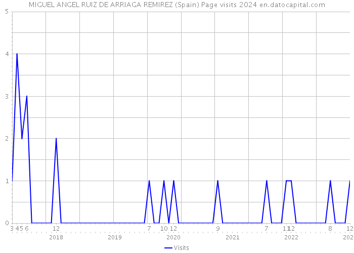 MIGUEL ANGEL RUIZ DE ARRIAGA REMIREZ (Spain) Page visits 2024 
